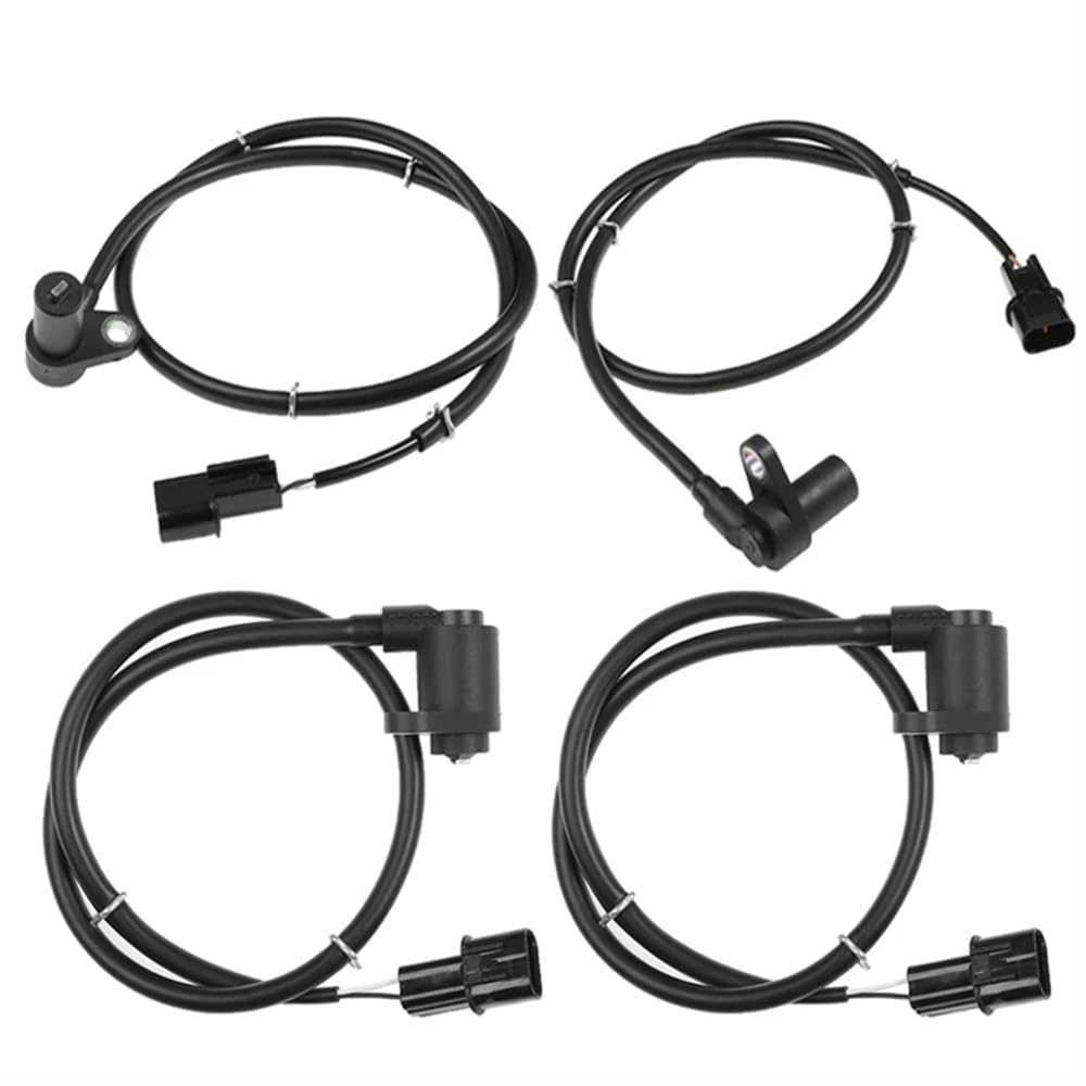 ABS Radsensor Kompatibel mit Mitsubishi für Pajero II Sport Monteiro L200 1993-2001 MR307045 MR307046 MR3326672 Vorne Hinten Links Rechts ABS Sensor(A Set (4pcs)) von Siuku