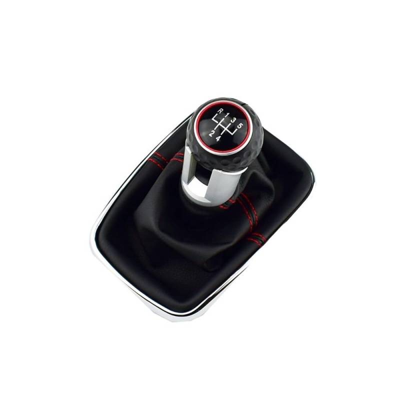 Auto Schaltknauf Kompatibel mit VW für Golf 4 IV MK4 GTI R32 1999-2005 5/6-Gang-Auto-Schaltknauf Stick Head Lever Schaltgriff(5 Speed) von Siuku