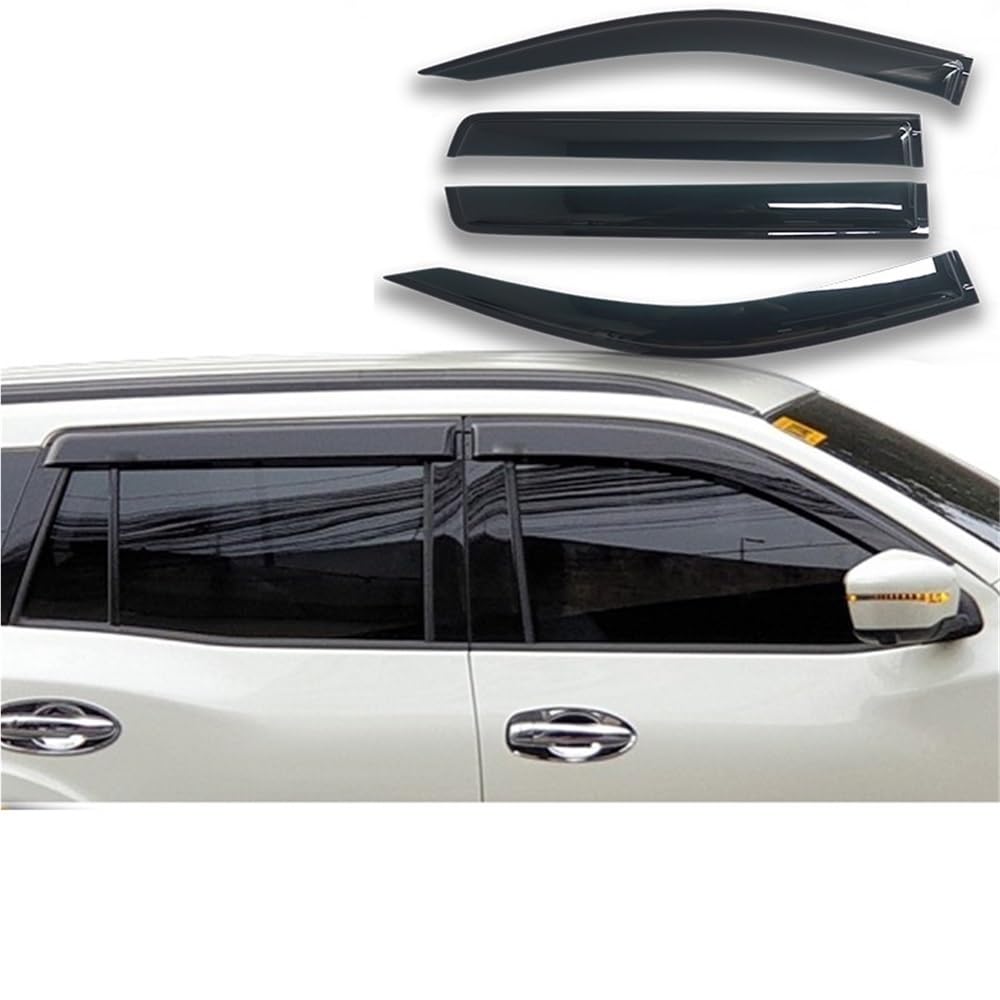 Auto Windabweiser Kompatibel mit Nissan für Terra 2018 2019 2020 2021 2022 Seitenfensterabweiser Visor Vent Windschutz Sonne Regenschutz von Siuku