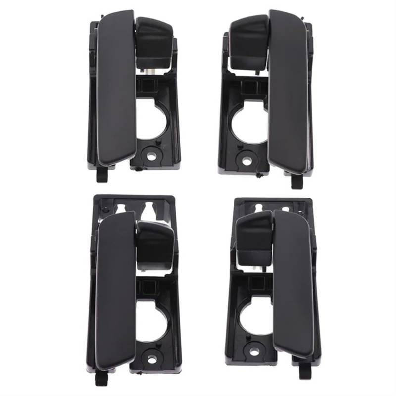 Autotür Innengriff 82620-1G000RU 82610-1G000R Kompatibel Mit KIA Für Rio Limousine Für Rio5 2006-2011 Vorne Hinten Links Rechts Innen Tür Griff(4pcs 1 Set) von Siuku