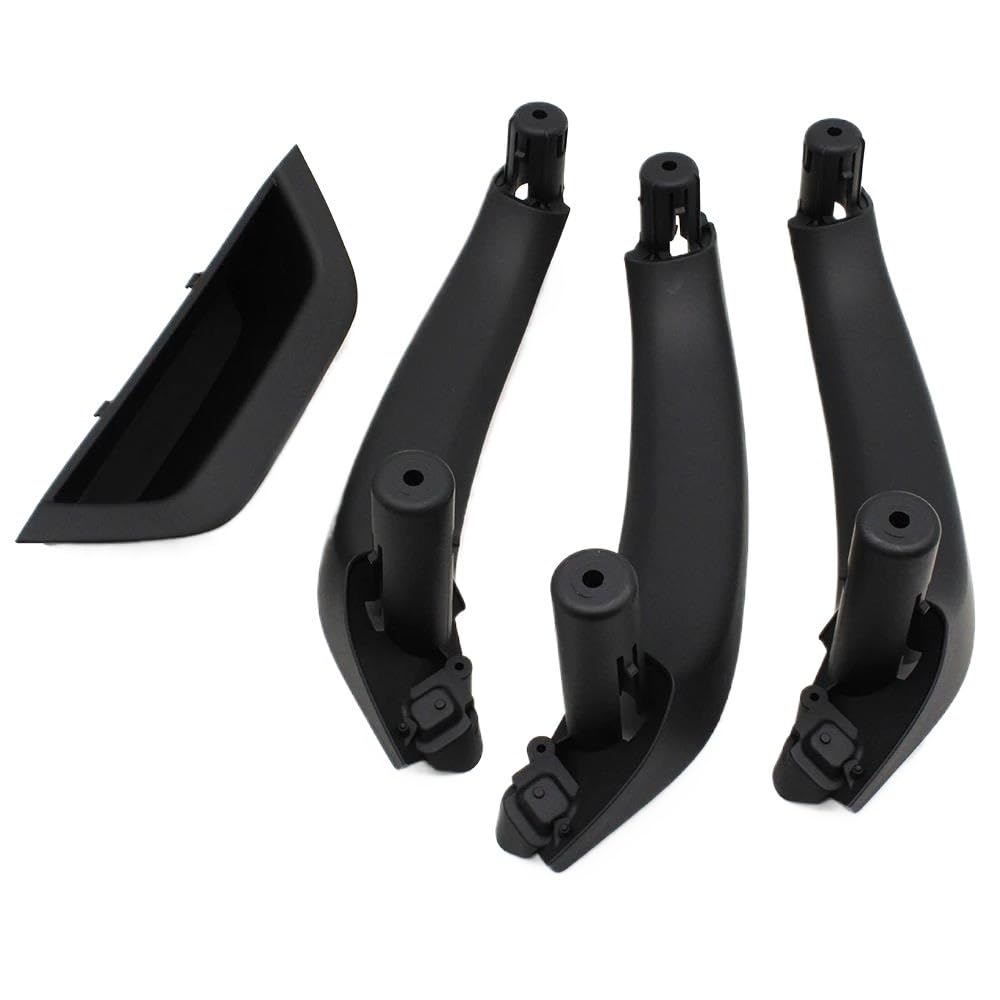 Autotür Innengriff Kompatibel Mit X3 X4 F25 F26 2010-2016 LHD Autoinnenraum Vorne Links Fahrertür Armlehne Verkleidung Abdeckung Tür Innengriff Zugverkleidung(LHD Set Black) von Siuku