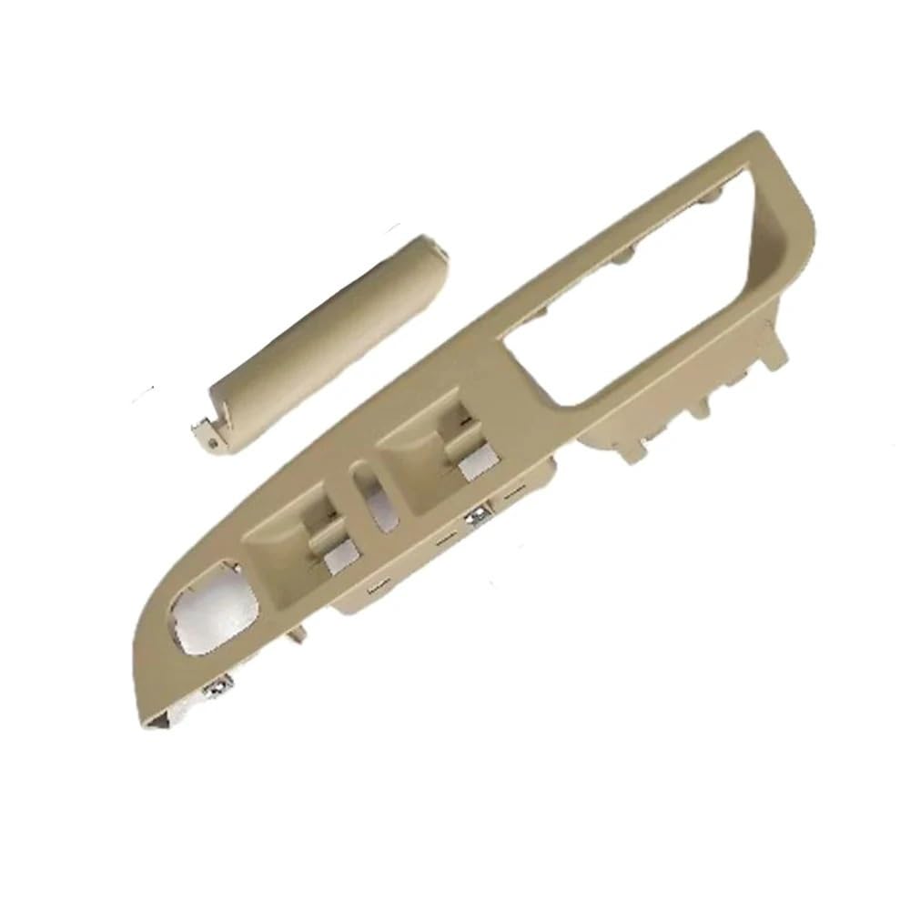 Autotür Innengriff Kompatibel mit VW für J&etta für Golf GTI MK5 2005–2010 vorderer linker Fahrerfensterschalter Halterung Basis Türgriff 1K4 868 049C(2 pcs Beige) von Siuku