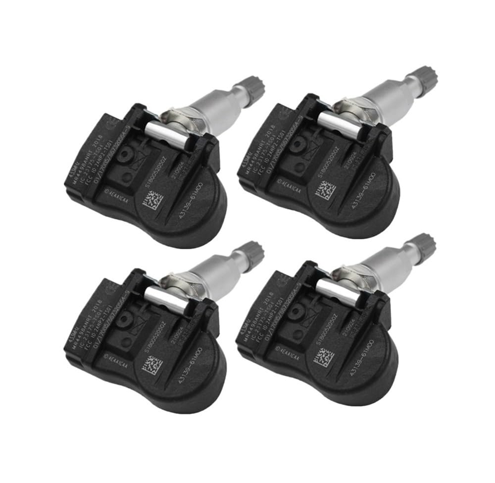 Kompatibel Mit Suzuki Für Splash Für Swift Sport Reifendrucksensor TPMS 43139-61M00 4313961M00 Automobil-TPMS(4pcs) von Siuku