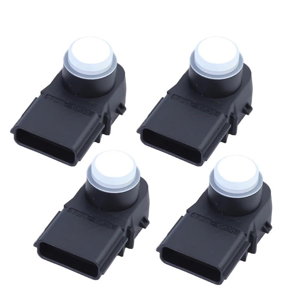 Kompatibel mit Kia für Stinger 2018-2020 Umkehr Radar Ultraschall PDC Parkplatz Sensor 95720-J5100 95720-J5310 PDC-Parksensor(4 pcs Whitw) von Siuku