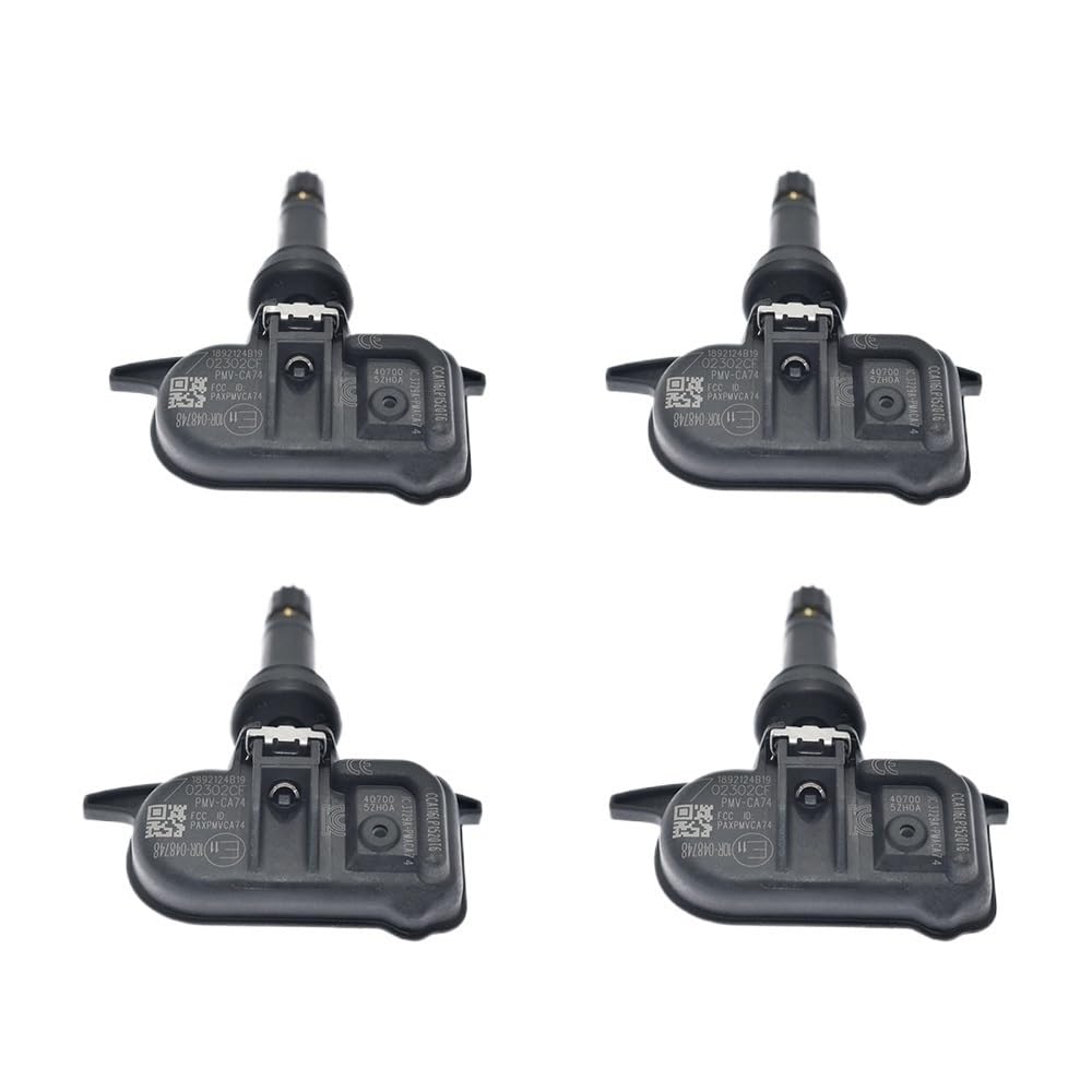 Kompatibel mit Nissan für Juke 2014–2019 für Navara 2017 2018 2019 2020 Reifendrucksensor TPMS Sensor 40700-5ZH0A 407003HN0B Automobil-TPMS(4pcs) von Siuku