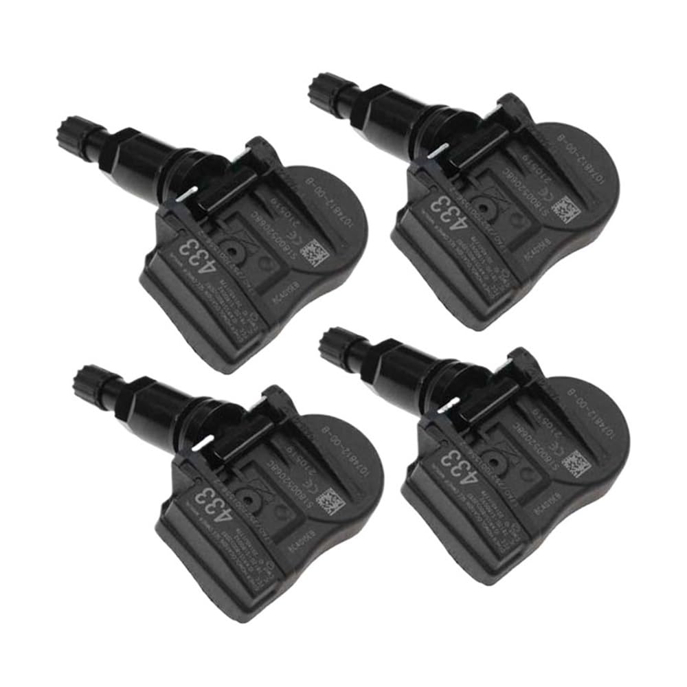 Kompatibel mit Tesla für Model 3 2018 2019 2020 2021 für Model S 2014-2021 Reifendrucküberwachung TPMS Sensor 1074812-00-B 107481200B Automobil-TPMS(4 pcs) von Siuku