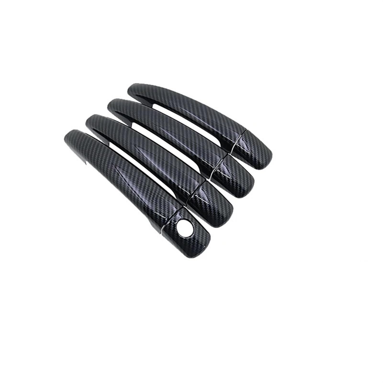 Siuku Auto Außentürgriffe Kompatibel Mit Peugeot Für Expert 2007 2008 2009 2010 2011 2012 2013 2014 2015 2016 Autotürgriffabdeckung(Carbon Fiber 4pcs) von Siuku