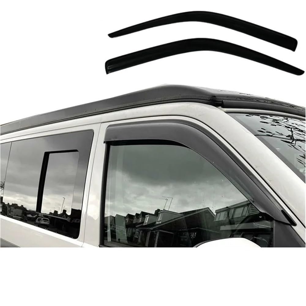 Siuku Auto Windabweiser Kompatibel mit VW für Transporter T6 für Caravelle 2015-2022 Seitenfenster-Windabweiser Visiere Wind- und Regenabweiser Visierschutz von Siuku