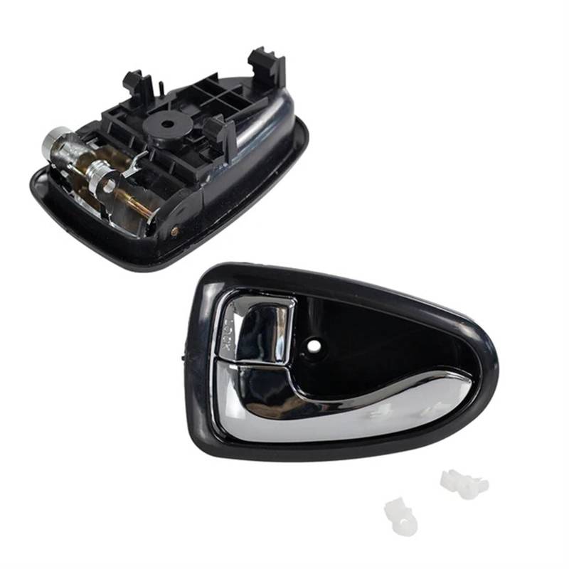 Siuku Autotür Innengriff Kompatibel Mit Hyundai Für Accent Für Verna 2000-2006 Auto-Innentürgriff-Ersatz 82620-25000 82610-25000(Left Chrome) von Siuku