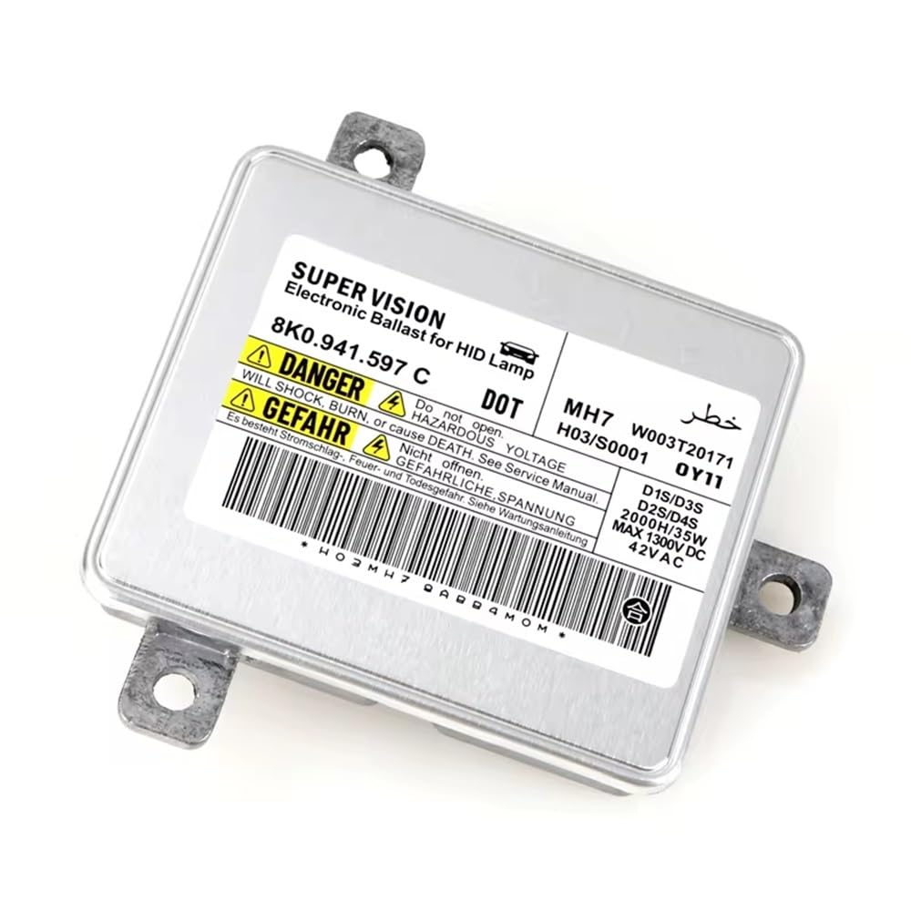 Siuku HID Startmodul 8K0941597C Kompatibel Mit VW Für Passat Für SAGITAR Für Magotan Auto Scheinwerfer Lampen H-ID Xenon Ballast W003T20171 8K0.941.597.C von Siuku