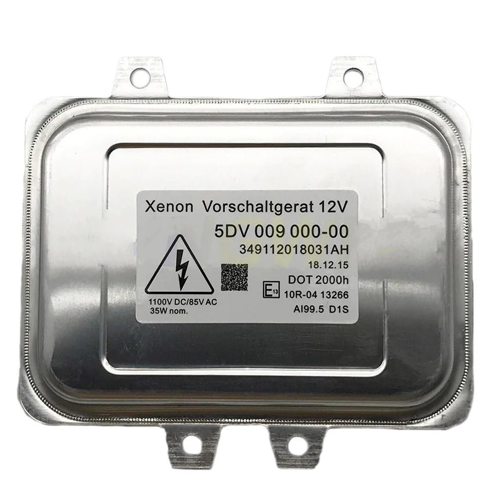 Siuku HID Startmodul Kompatibel mit 5er-Serie für E60 E61 525 530 540 545 D1S HID-Xenon-Scheinwerfer-Vorschaltgerät Computer-Lichtsteuerung 5DV009 000-00 5DV009000-00(5DV00900000-White) von Siuku