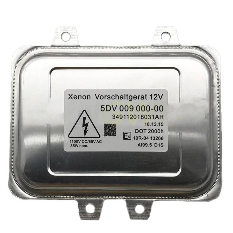 Siuku HID Startmodul Kompatibel mit 5er-Serie für E60 E61 525 530 540 545 D1S HID-Xenon-Scheinwerfer-Vorschaltgerät Computer-Lichtsteuerung 5DV009 000-00 5DV009000-00(5DV00900000-White) von Siuku