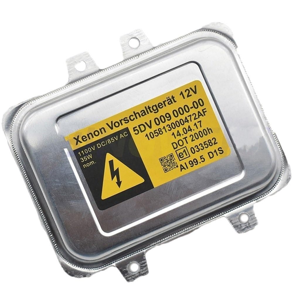 Siuku HID Startmodul Kompatibel mit 5er-Serie für E60 E61 525 530 540 545 D1S HID-Xenon-Scheinwerfer-Vorschaltgerät Computer-Lichtsteuerung 5DV009 000-00 5DV009000-00(5DV00900000-Yellow) von Siuku