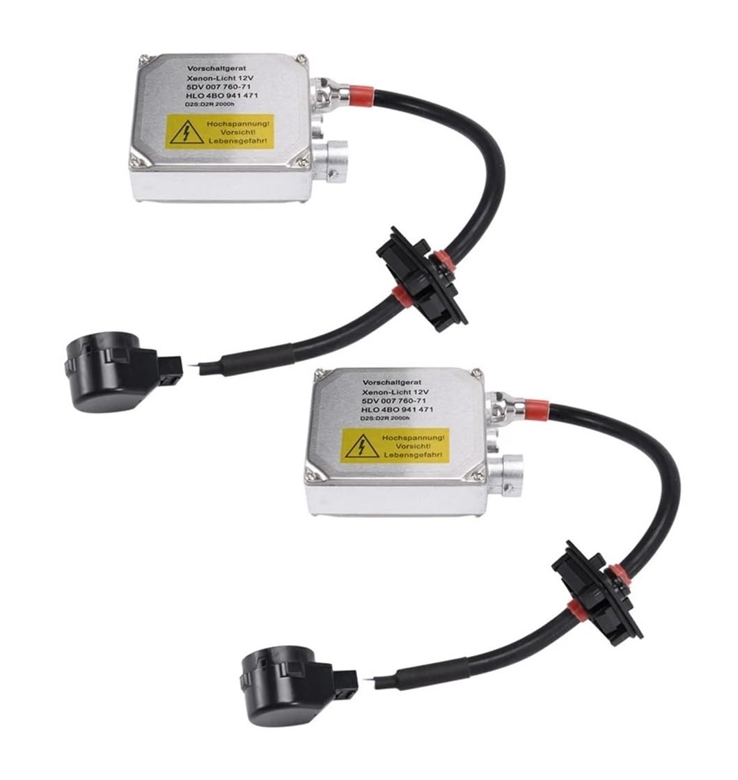 Siuku HID Startmodul Kompatibel mit Lancia für Thesis 2002–2009 D2S D2R Xenon-Scheinwerfer-HID-Vorschaltgerät Steuereinheit Zünder 5DV007760 5DV007760-71(2pcs) von Siuku