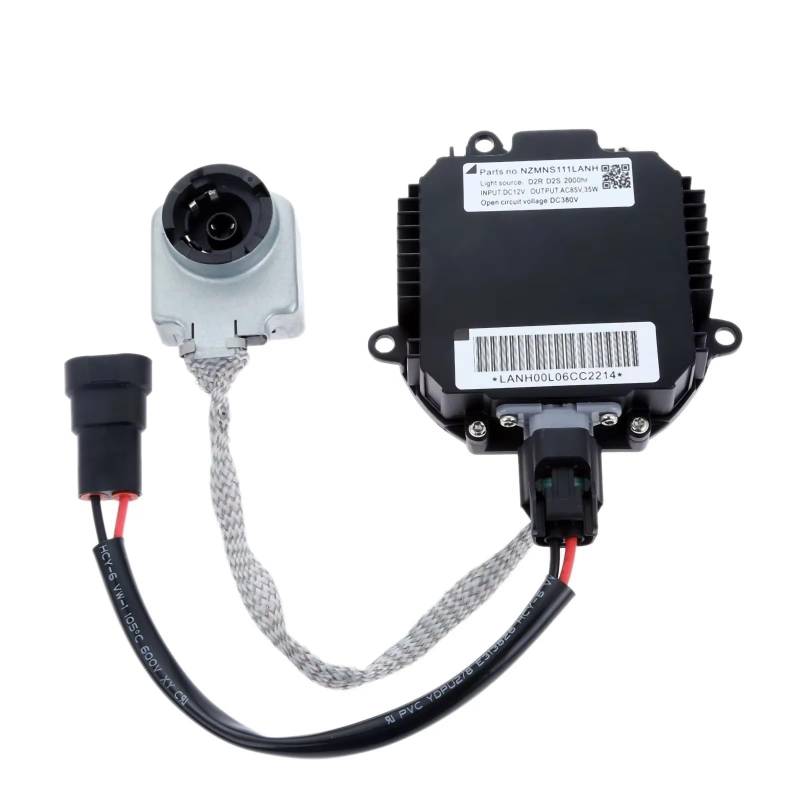 Siuku HID Startmodul Kompatibel mit Nissan für 350Z 2003–2009 NZMNS111LANH Auto-HID-Xenon-Scheinwerfer-Steuergerät Zündgerät Stromkabelbaum-Set 28474–89904 von Siuku