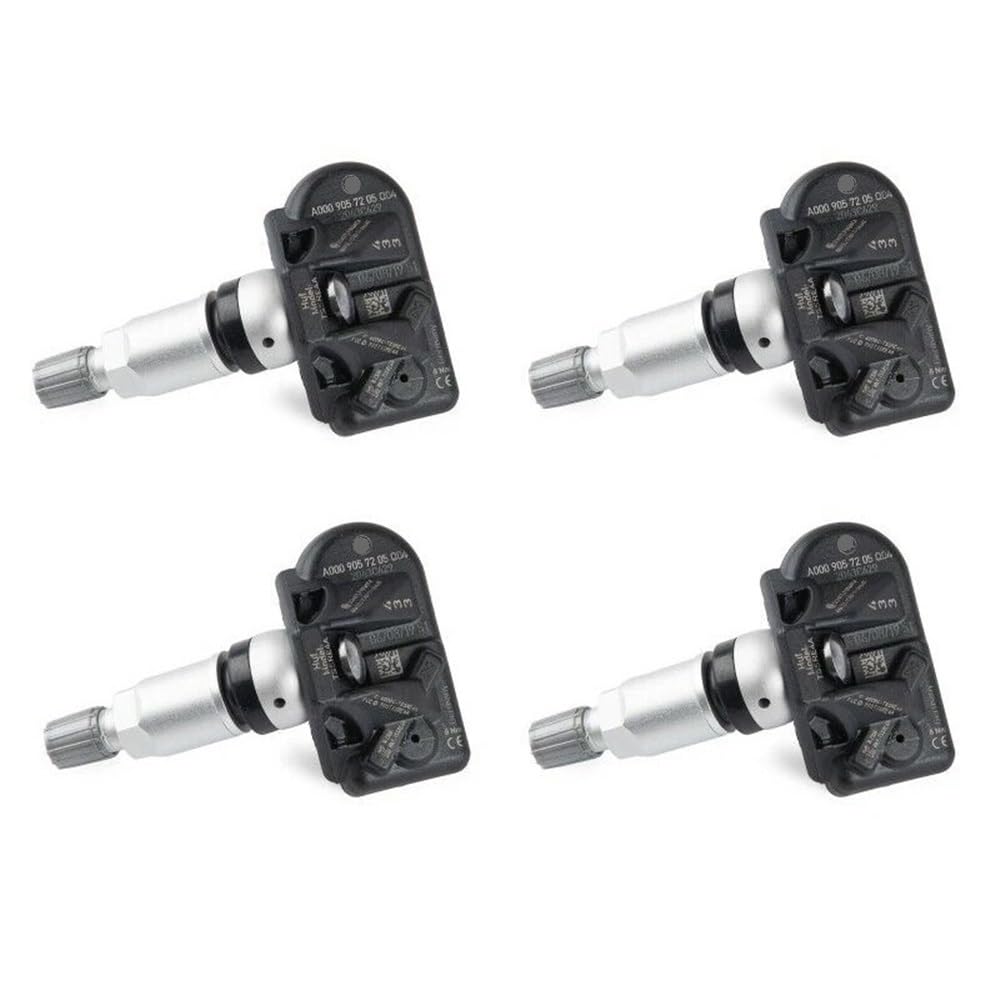 Siuku Kompatibel Mit Benz Für A Class 2019 2020 Für CLA 2020 Reifendrucksensor TPMS A0009053214 Automobil-TPMS(4 PCS) von Siuku