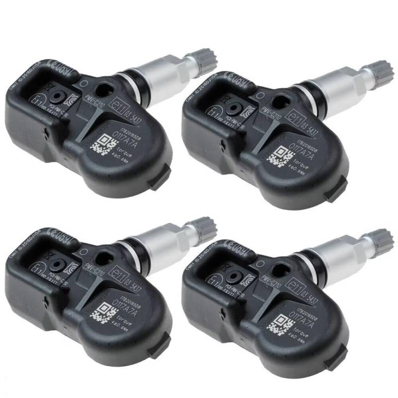 Siuku Kompatibel Mit Lexus Für CT 2011 2012 2013 2014 2015-2021 Für ES 2018 2019 Reifendrucksensor TPMS 9802003680 9811536380 Automobil-TPMS(4PCS) von Siuku