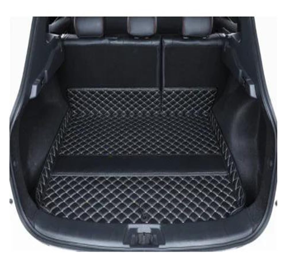 Siuku Kompatibel Mit Nissan Für Qashqai J10 2007–2011 Kofferraummatten Tablett Cargo-Liner Schutzteppiche(Black White 1pcs) von Siuku