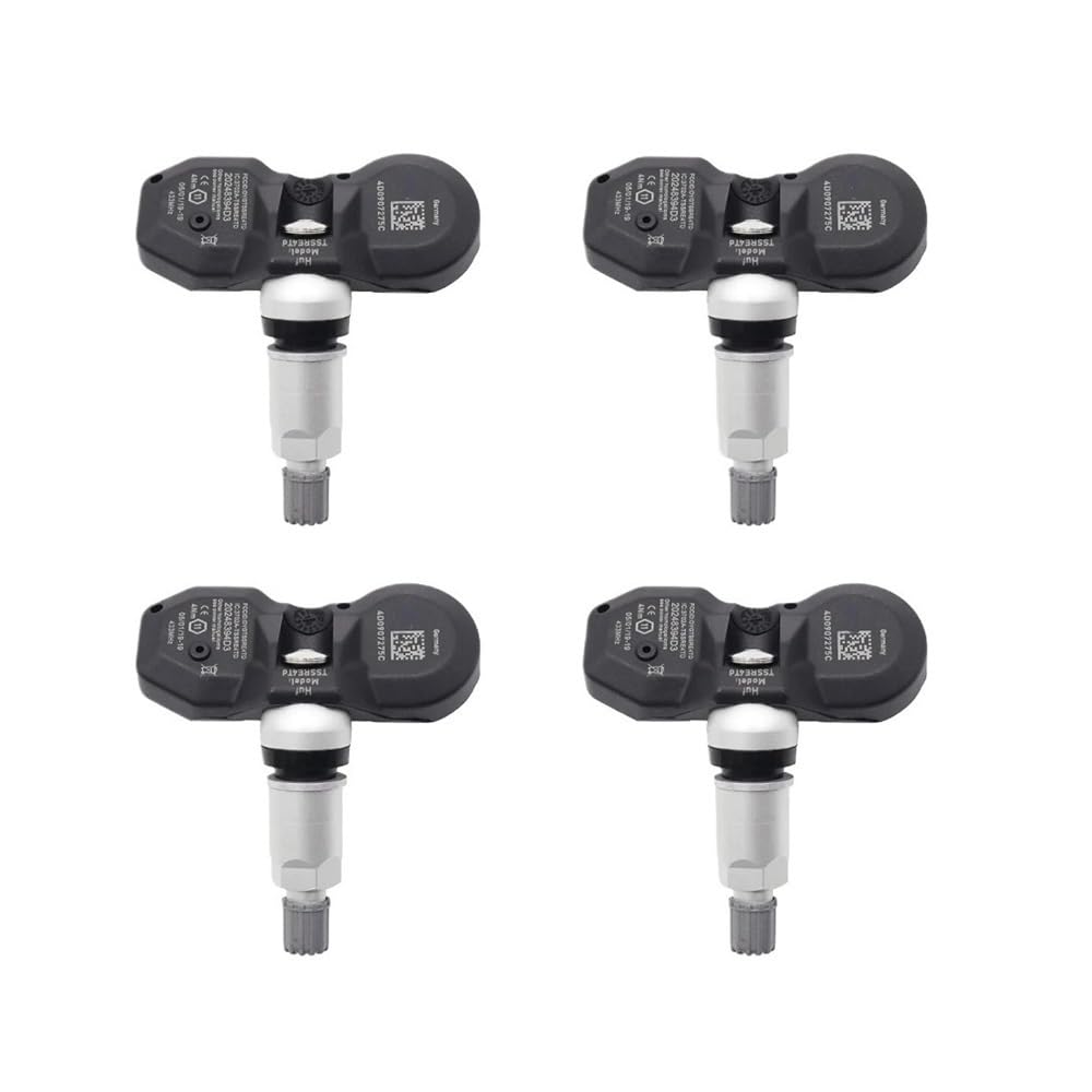 Siuku Kompatibel mit 911 2008 für Boxster 2005 2006 2007 2008 Reifendrucksensor TPMS 4D0907275C A000 822 34 06 Automobil-TPMS(4PCS) von Siuku