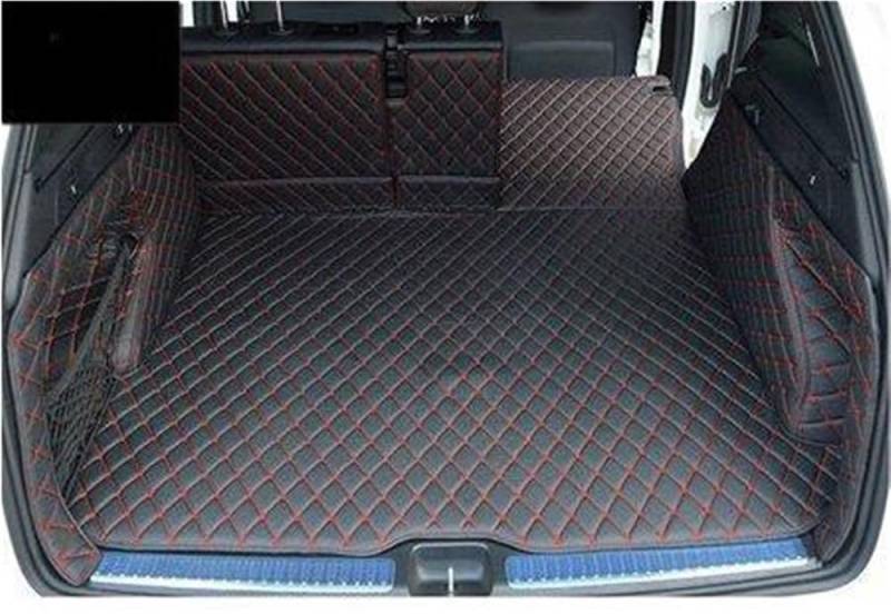 Siuku Kompatibel mit Benz für GLC 200 220d 250 300 Coupe 2015–2021 Kofferraumteppiche Cargo-Liner-Matte spezielle Kofferraummatten(Black red) von Siuku