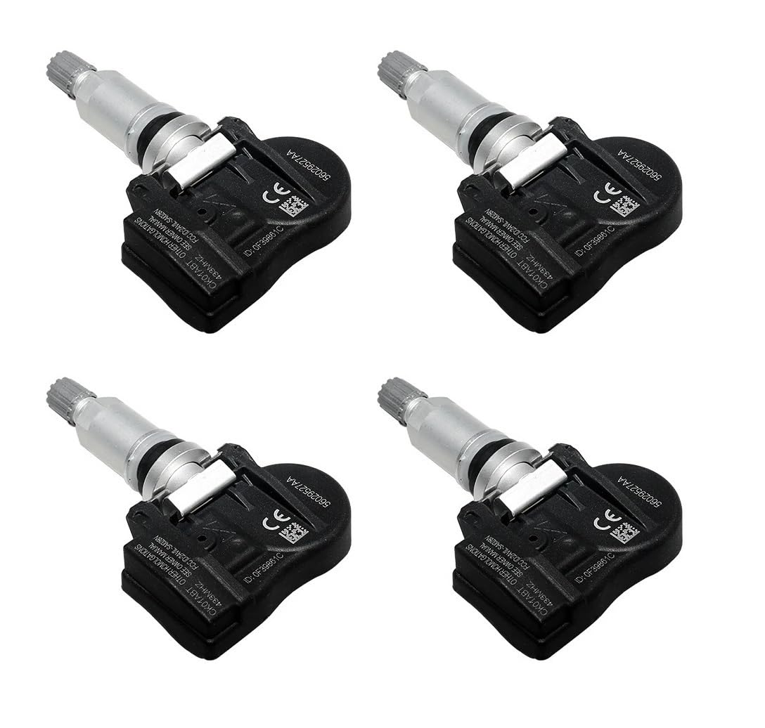 Siuku Kompatibel mit Chrysler für Town für Country 2008 2009 2010 2011 2012 für 200 2012 2013 Reifendrucksensor TPMS 56029527AA Automobil-TPMS(4PCS) von Siuku