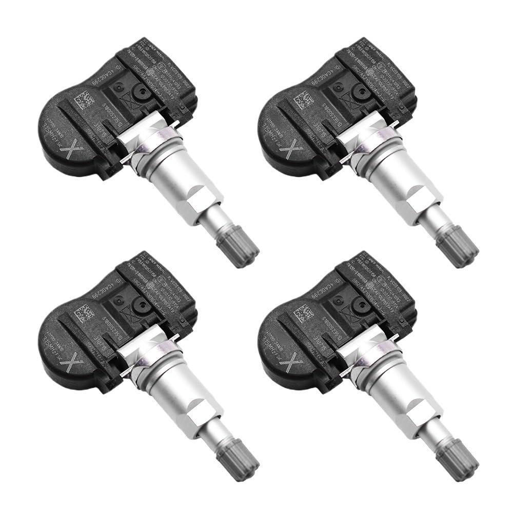 Siuku Kompatibel mit Nissan für Leaf 2014 2015 2016 REIFENDRUCKSENSOR TPMS 40700-3AN1B 407003-AN1A Automobil-TPMS(4PCS) von Siuku