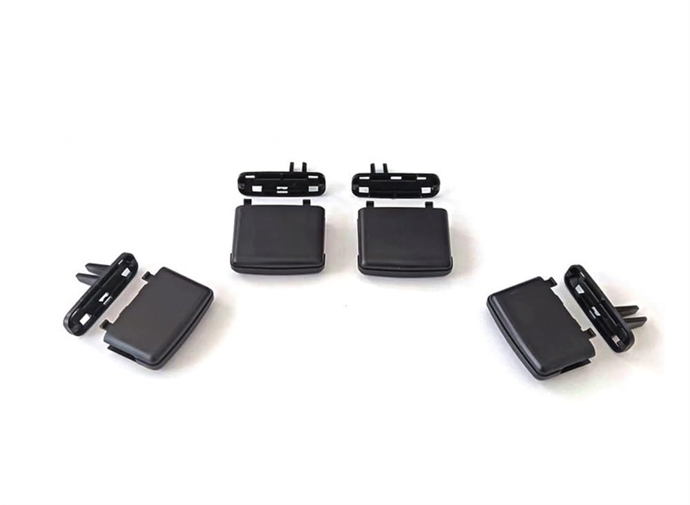 Siuku Kompatibel mit Toyota für Land für Cruiser LC200 FJ200 2008-2017 Auto-Front-Armaturenbrett-Klimaanlagenauslass A/C-Entlüftungslaschenclip Luftgitter vorne(4pcs 1 Set) von Siuku