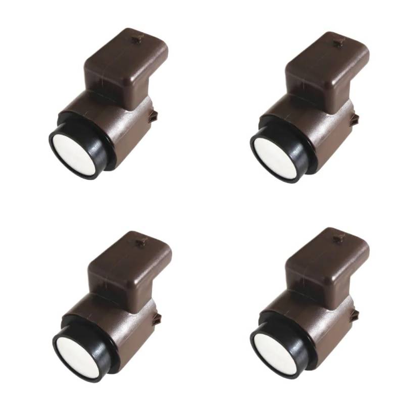 Siuku Kompatibel mit VW für Golf MK V 2003 2004 2005 2006 2007 2008 2009 Park-PDC-Sensor 3C0919275N PDC-Parksensor(4pcs Brown) von Siuku