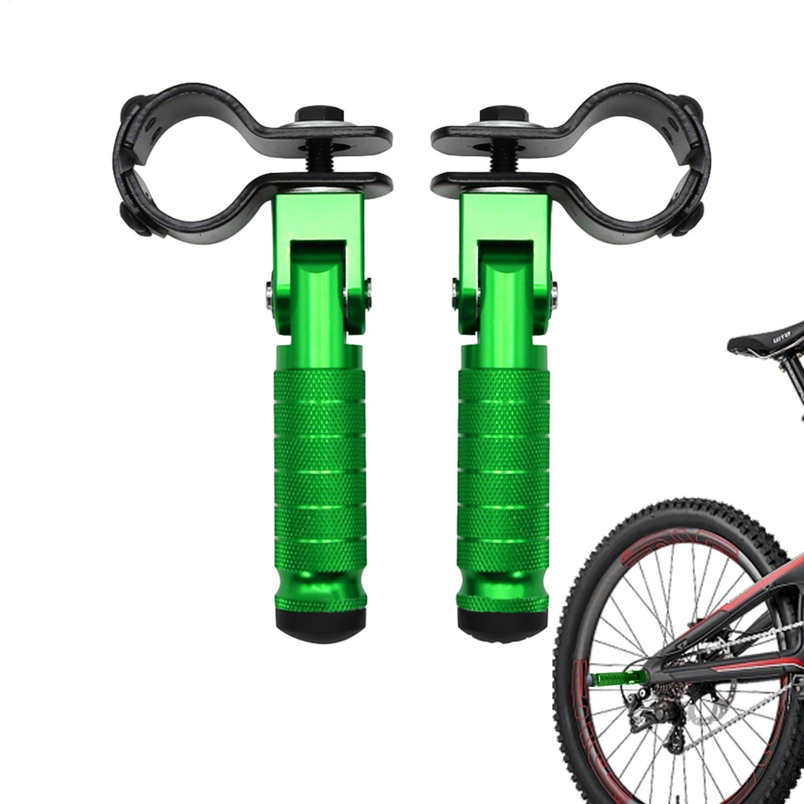 1 Paar Fahrrad Pegs Fahrradstifte Fahrrad Fußrasten Aus Aluminiumlegierung, Fußpedal Pegs Rutschfeste Fahrrad Peg Fahrrad Pedal Fuß Für Motorrad Moped, Kart, Roller, Fahrrad von Siuwddee