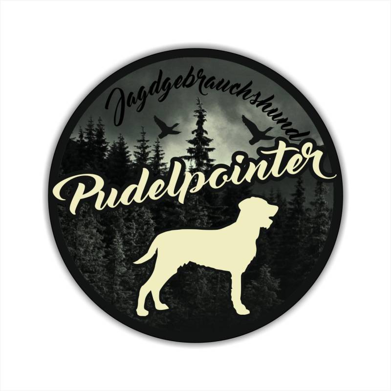 siviwonder Auto Aufkleber JAGDHUND DIGI Pudelpointer PUDEL Pointer Hundeaufkleber Jagd von siviwonder