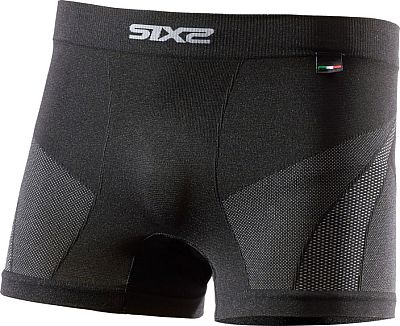 Sixs Box V2 4-Seasons, Funktionsunterhose - Schwarz/Grau - 3XL/4XL von Sixs