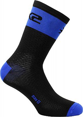 Sixs Logo, Socken Unisex - Schwarz/Blau - 40/43 von Sixs