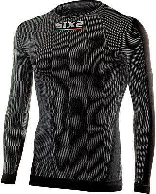 Sixs TS2, Funktionsshirt langarm Unisex - Schwarz/Grau - 3XL/4XL von Sixs