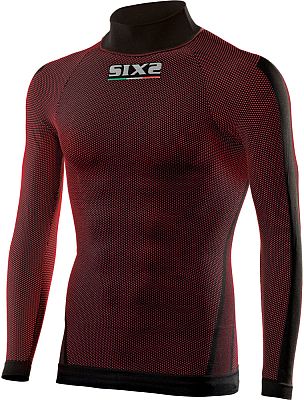 Sixs TS3, Funktionsshirt - Dunkelrot/Schwarz - XL/XXL von Sixs