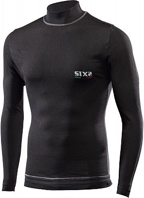 Sixs TS4 Plus, Funktionsshirt langärmelig Unisex - Schwarz/Dunkelgrau - 3XL/4XL von Sixs