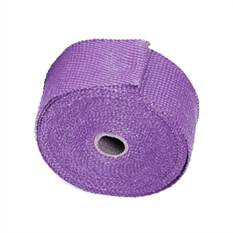 Auspuffbandage für Motorradauspuffrohre, thermische Rolle für Auspuff, Thermo-Schilderband aus Glasfaser, für Motorrad, Rolle zum Wickeln des Thermo-Auspuffbandes (Farbe: 547C3TT306648 von Skday