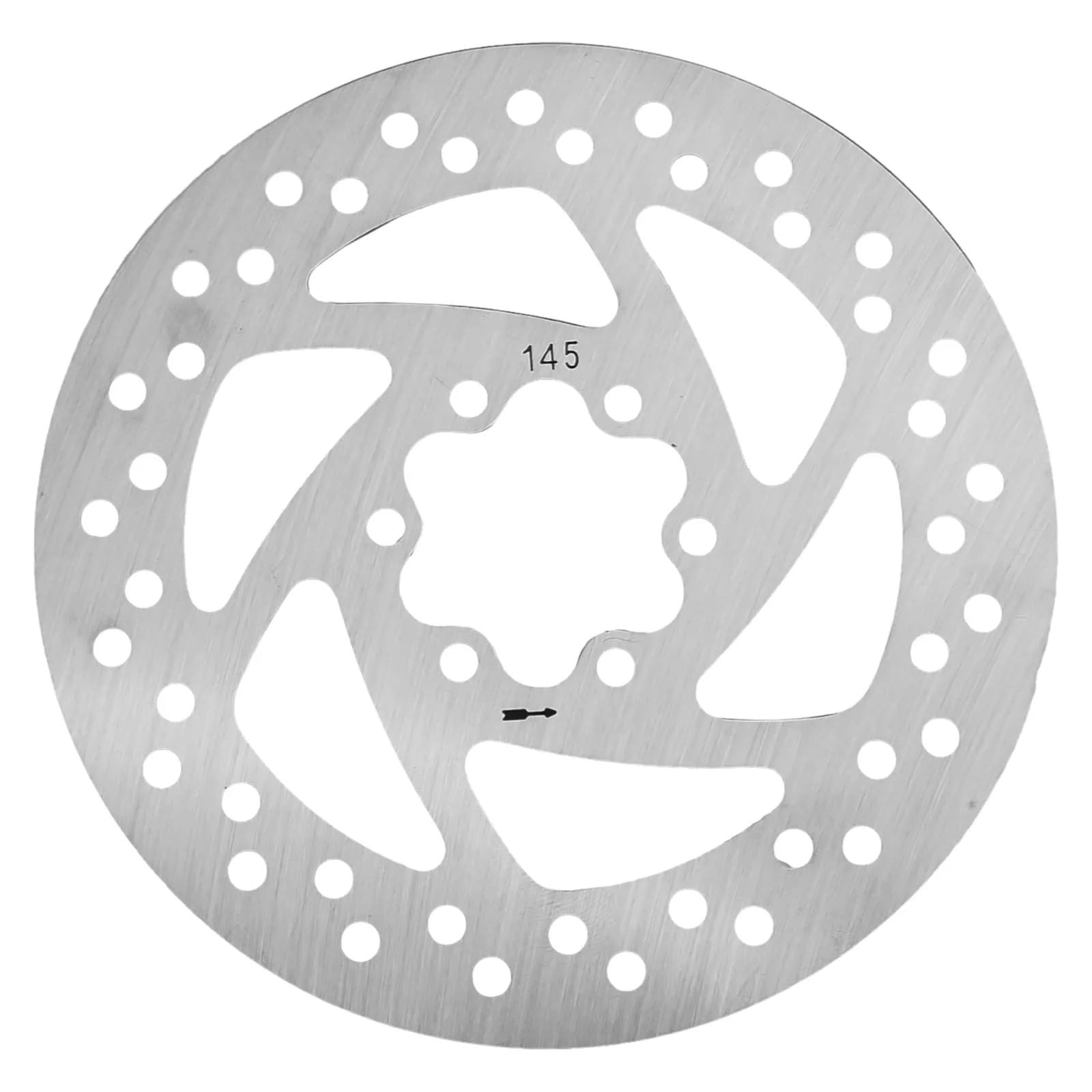 Stahl-Fahrrad-Rotoren, Fahrrad-Scheibenbrems-Rotor, 1 Stück, Bremsscheibe, Bremsscheibe für Elektroroller, MTB, Fahrrad, 145 mm Durchmesser, Fahrradzubehör von Skday