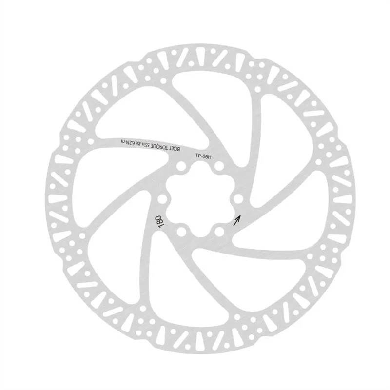 Stahl-Fahrrad-Rotoren, Fahrrad-Scheibenbrems-Rotor 160/180 mm, Fahrradbremsrotor, Edelstahl, hydraulische Bremsbelag-Scheibenbremse, mit Schrauben (Größe: 160 mm) von Skday