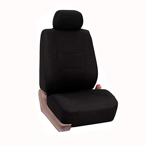 AutositzbezüGe Pu Leder,Auto-Sitzbezug Autositzabdeckungen Automobilsitzschutz Cover Auto Ware for Salon Autozubehör Universal Auto-Styling Außenteile(Black-1 seat) von Skdvy