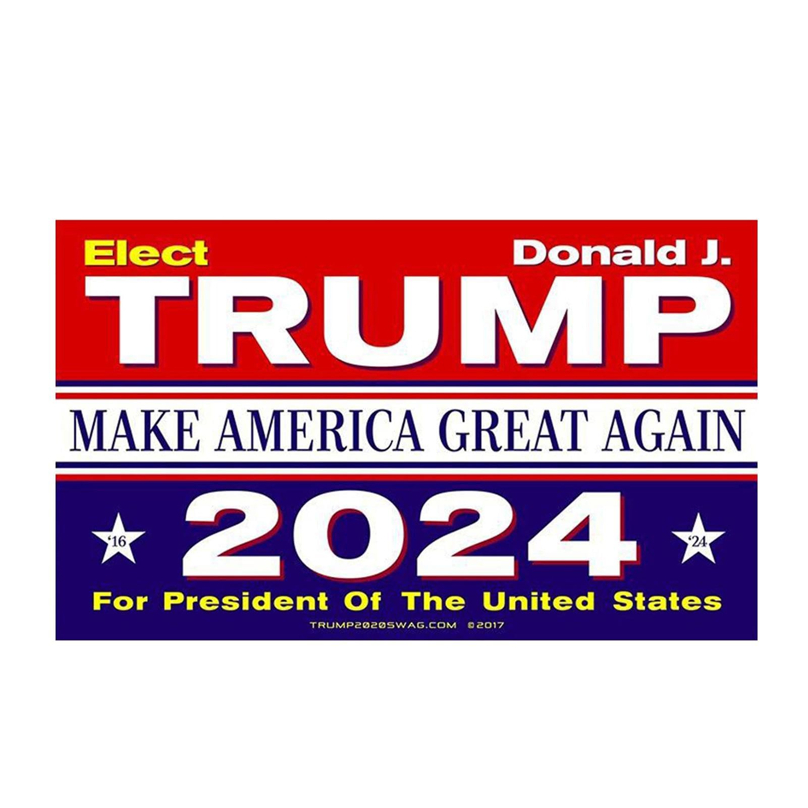 Sklmdrnk Trump 2024 Aufkleber,Trump 2024 Aufkleber und Abziehbilder | Autoaufkleber mit Trump-Buchstaben | Wasserdichter und langlebiger Trump-Buchstaben-Autoaufkleber, Selbstklebender von Sklmdrnk