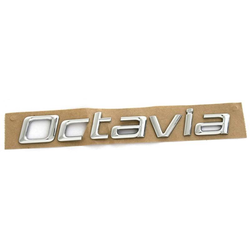 Skoda 1Z0853687K739 Schriftzug Octavia Heckklappe Emblem Zeichen Logo chrom von Skoda