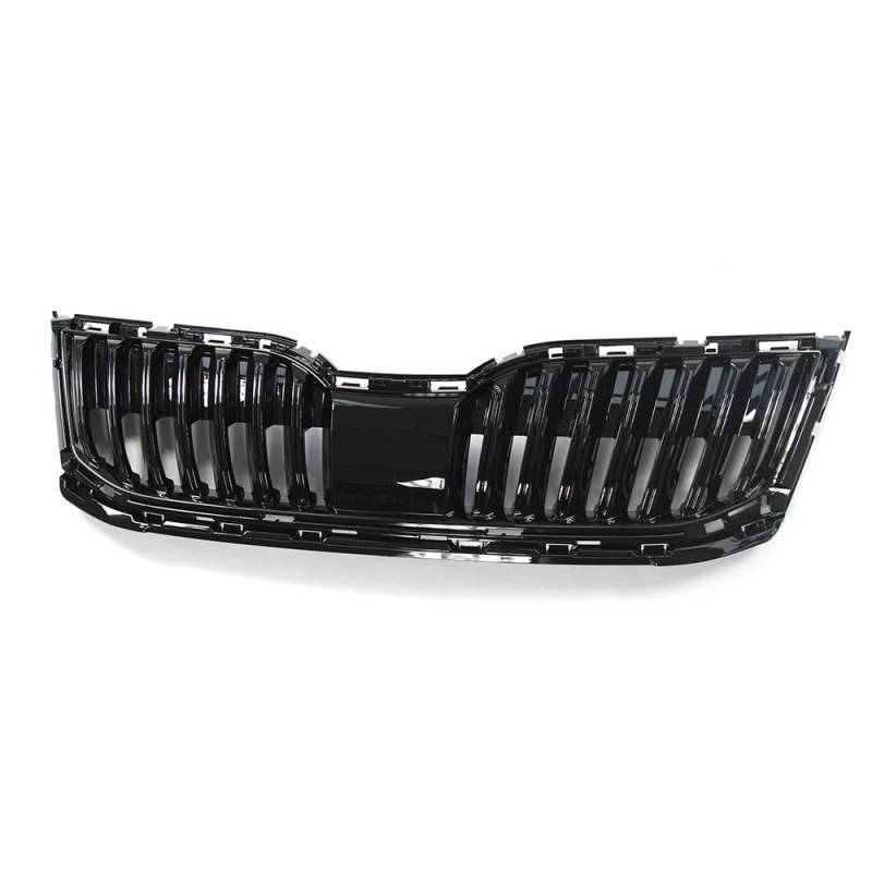 Skoda 5E0853653C041 Kühlergrill Octavia RS 245 (5E) Facelfit Tuning Grill, schwarz glänzend von Skoda