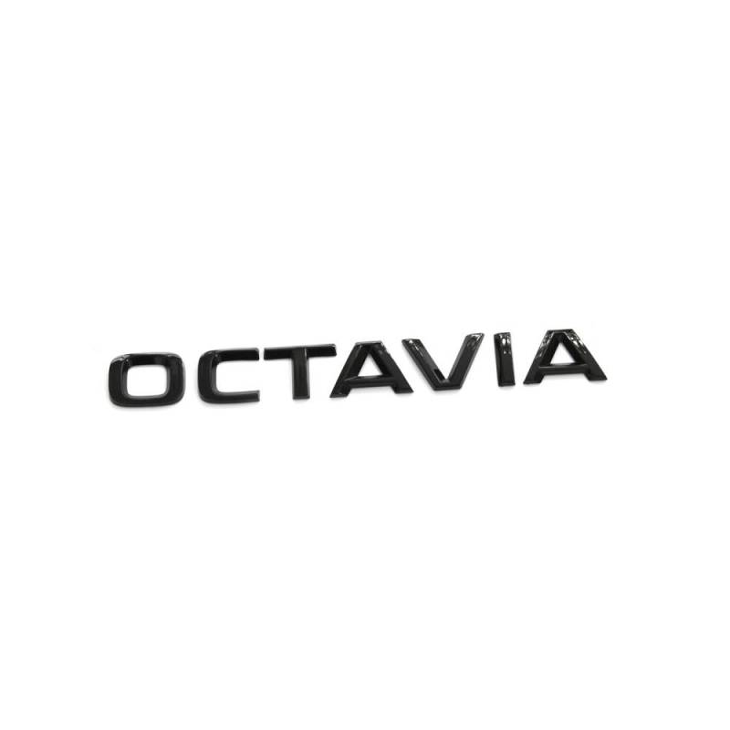 Skoda 5E3853687P041 Schriftzug Octavia Emblem Aufkleber Buchstaben Blackline Logo, schwarz von Skoda
