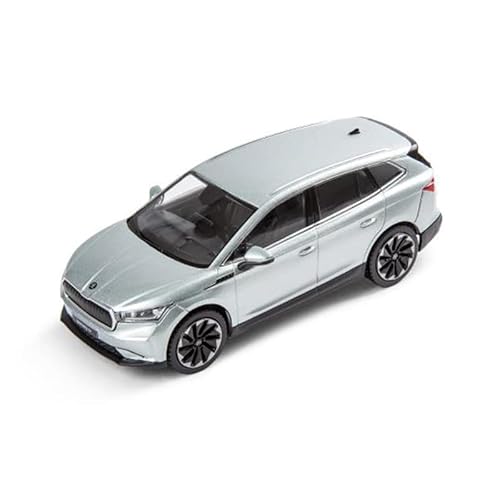 Skoda 5LA099300F7B Modellauto ENYAQ iV Miniatur, Maßstab 1:43, Silber von Skoda