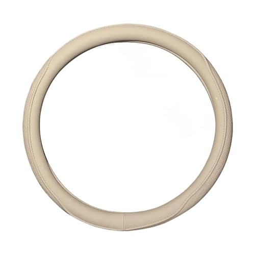 Lenkradbezug Auto-Lenkradbezug, rutschfest, atmungsaktiv, universell, 15 Zoll (ca. 38,1 cm) Lenkrad BezüGe(Beige) von SkyjOy