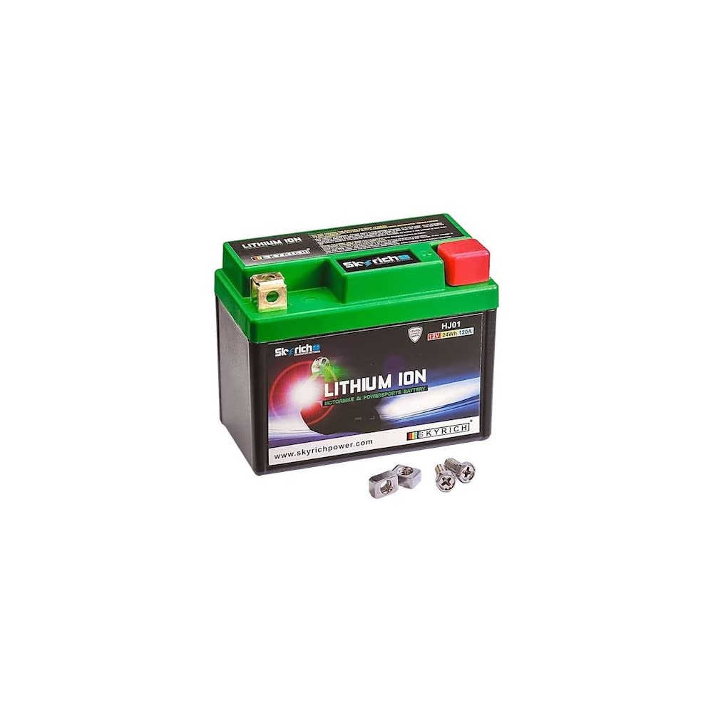 SKYRICH - Batterie Moto 12V Lithium Ion HJ01 Sans Entretien - Dim.107 x 56 x 85mm von Skyrich