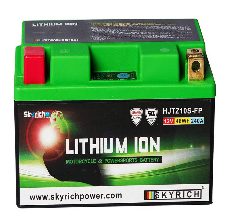 Skyrich - Motorrad Batterie Lithium YTZ10S-BS 12V 4Ah HJZ10 von Skyrich