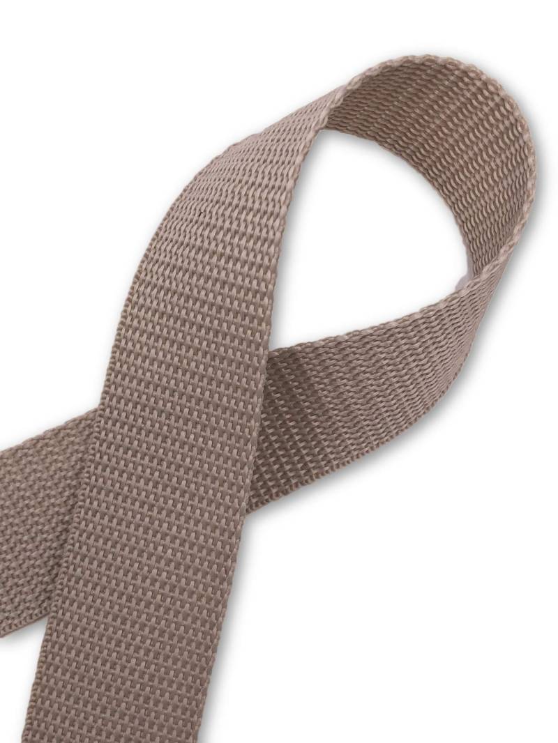 Gurtband 30mm,16 Farben (Beige) von Slantastoffe