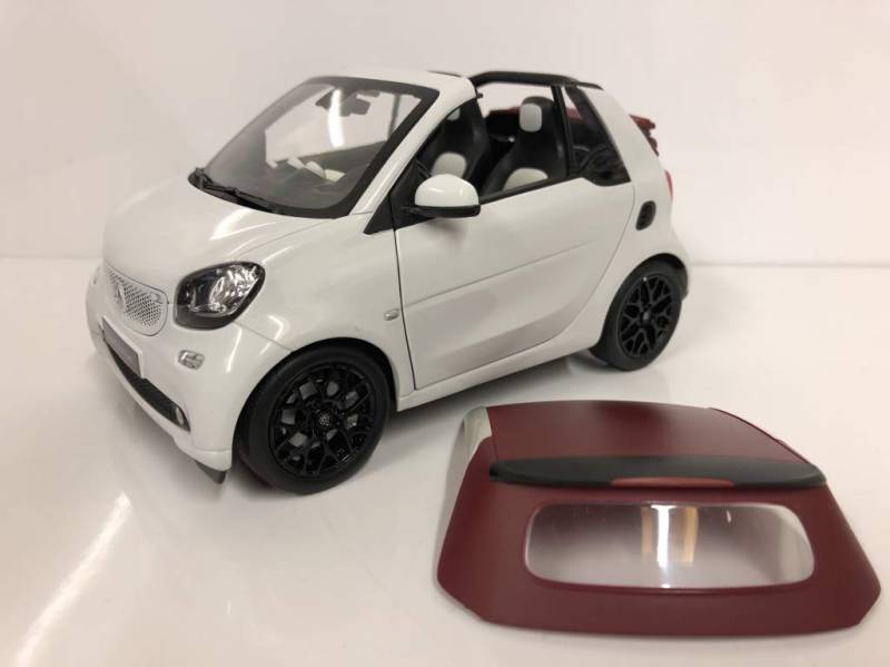 Smart fortwo Cabrio (A453), weiss, 0, Modellauto, Fertigmodell, I-Norev 1:18 von Smart