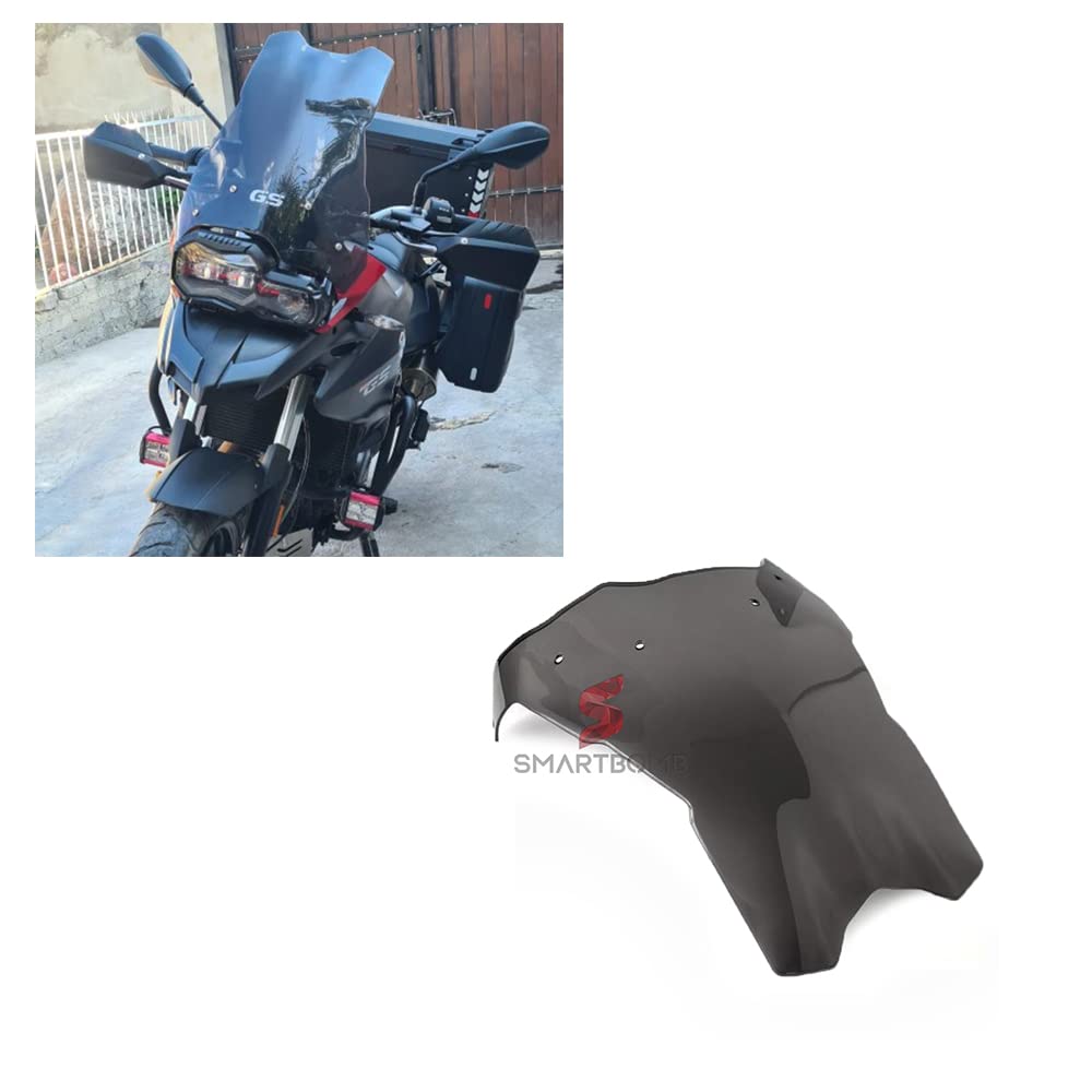 Bildschirm WINDSCHILD Fender Windschutzscheibe Windschutzscheibe schwarzer Rauch F650GS F700GS F800GS 2000-2017 von Smartbomb